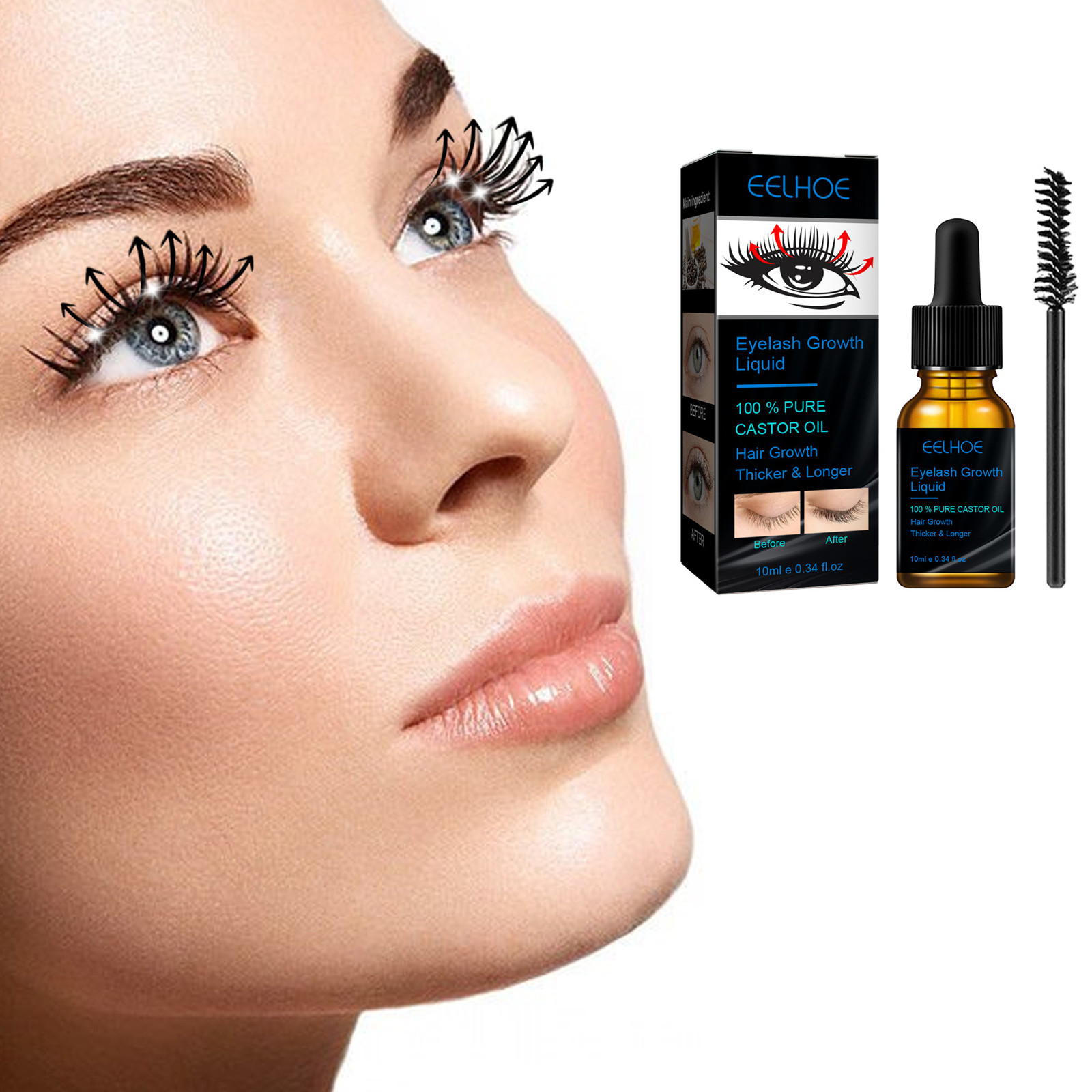 سيروم نمو الرموش بزيت الخروع ل - مراجعة Epidermal Growth Factor وسعره