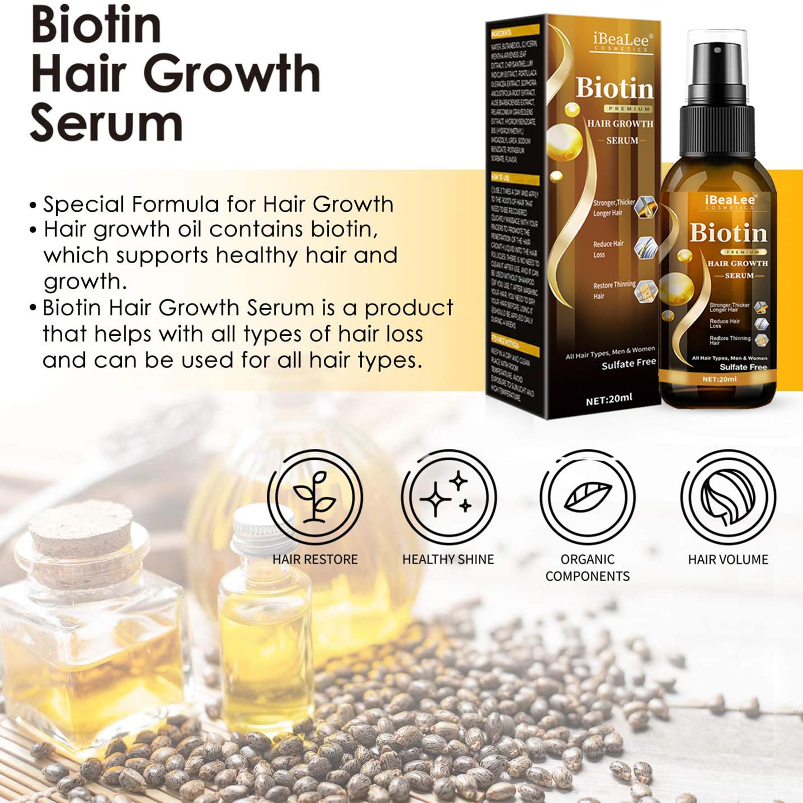 بخاخ مصل نمو الشعر من البيوتين - مراجعة Epidermal Growth Factor وسعره